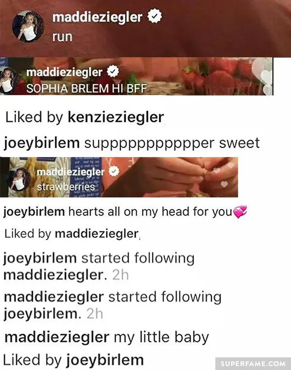 Joey Birlem Girlfriend Confusion At Age 16; Dating Maddie Ziegler For Real?